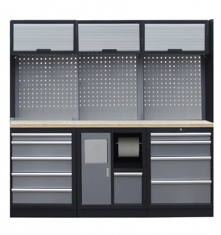 E-shop Zostava 6-tich ks PROFI dielenského nábytku 2040 x 495 x 2000 mm - TGS1301RRRDD