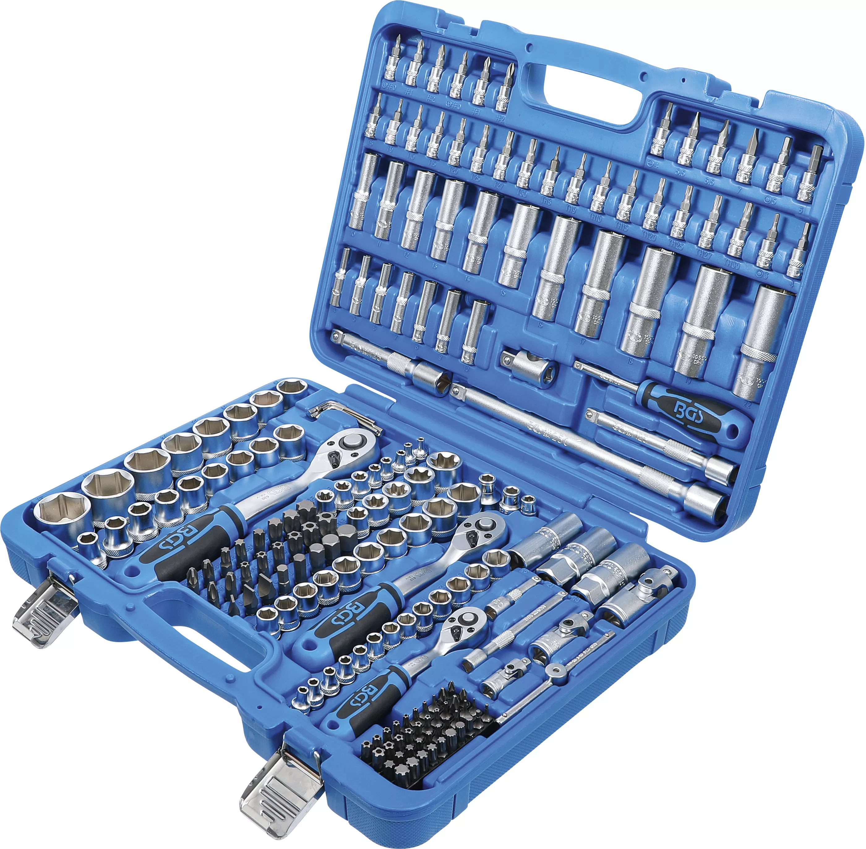 E-shop Gola sada, 1/4", 3/8", 1/2", šesťhran, 192 ks - B2243