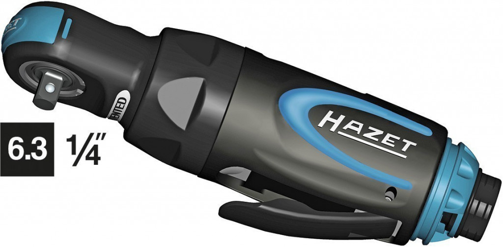 E-shop Pneumatická račňa 1/4" HAZET 9020P-2 - 40 Nm, L = 150 mm , tlak 6,3 bar , hmotnosť 0,5 kg - HA184323
