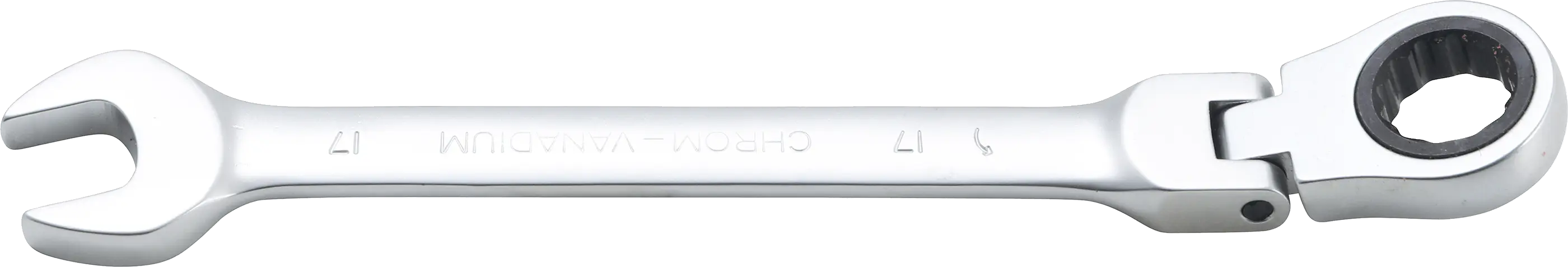 Fotografia produktu: Račňový očkoplochý kľúč 17 mm s kĺbom, BGS - B6717