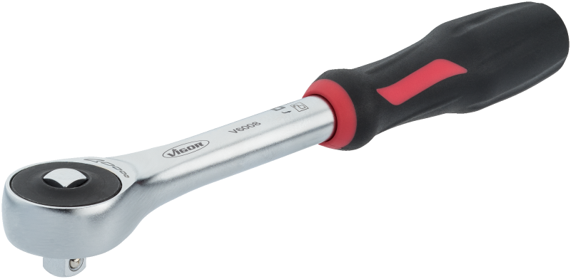 E-shop Prepínacia račňa s 360° otočnou rukoväťou 3/8", dĺžka 237mm VIGOR - V6008