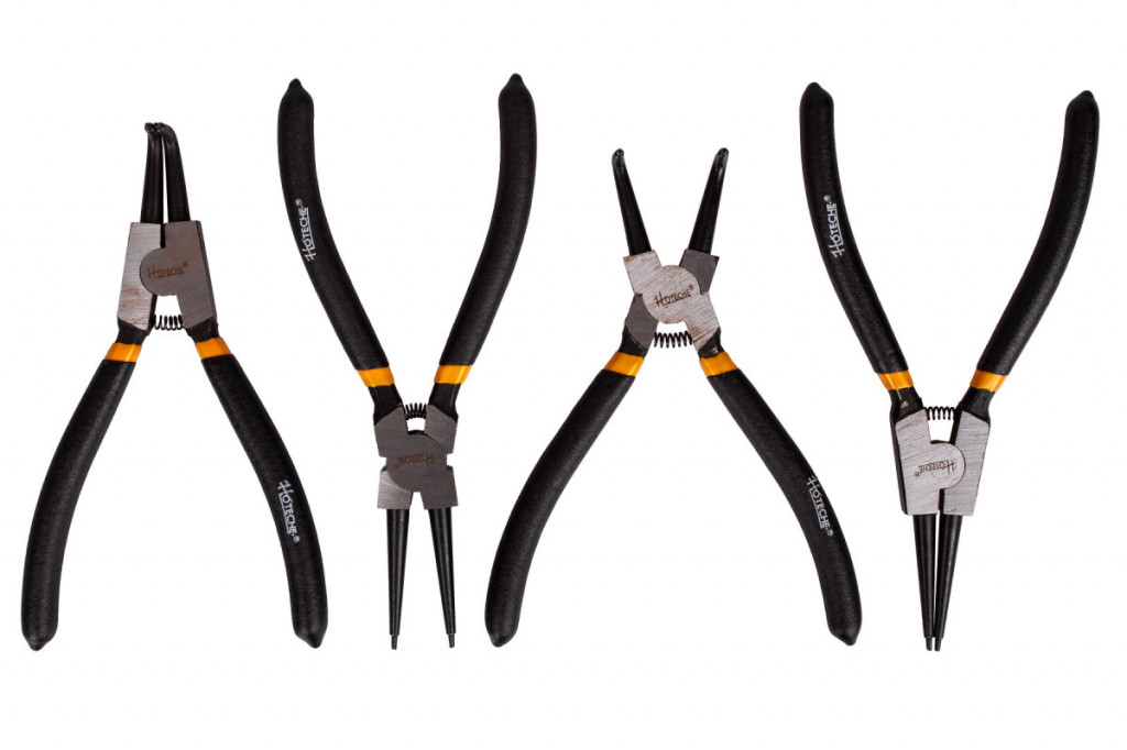 E-shop Sada klieští na poistné krúžky 4ks, 180 mm - HT101401