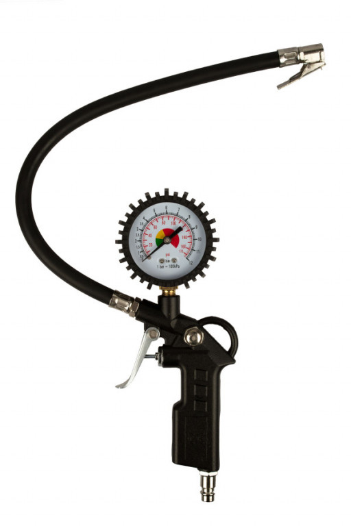 E-shop Pištoľ na hustenie pneu s manometrom, rýchlospojka 1/4" - HTA830042
