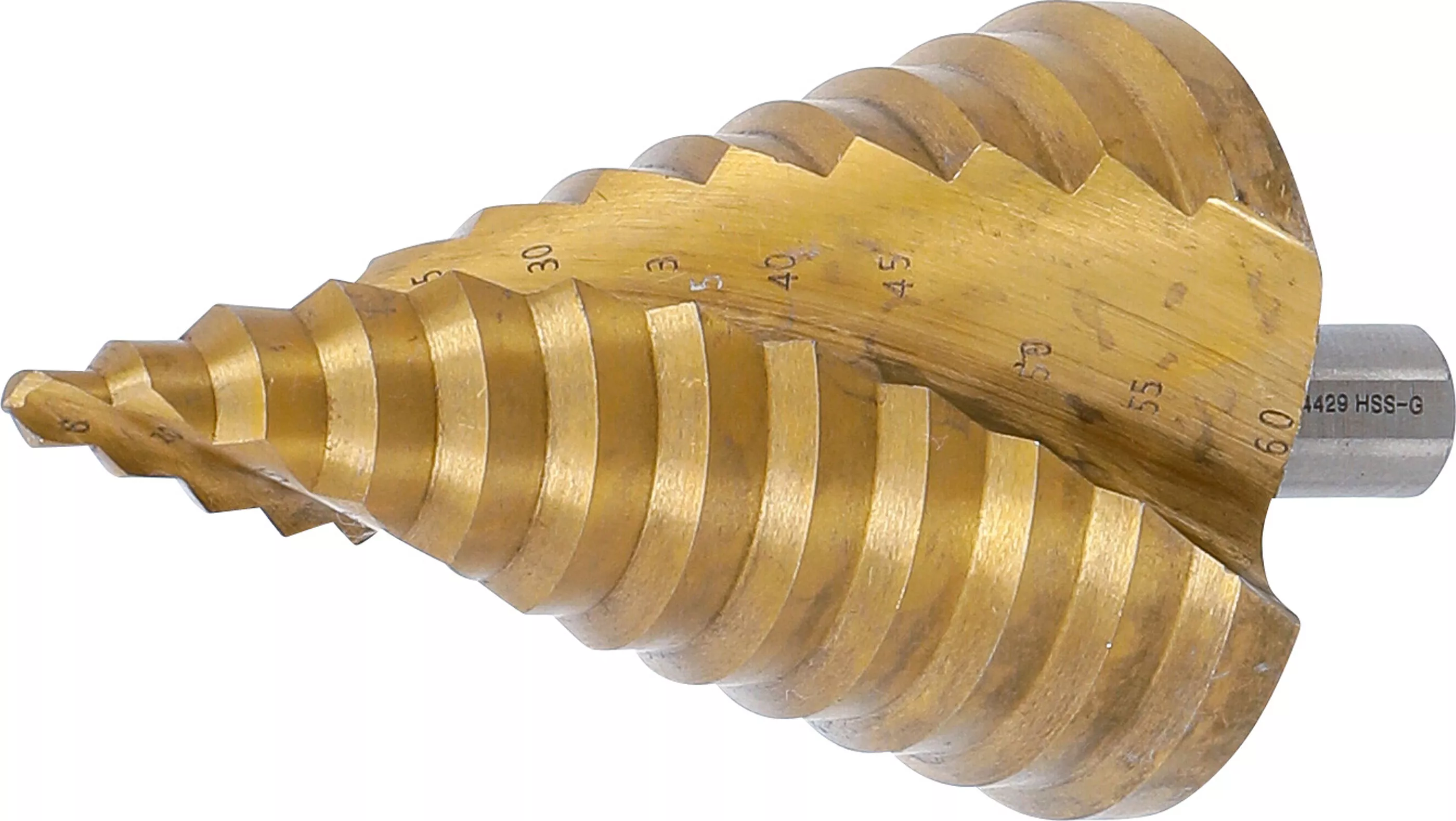 E-shop Stupňovitý vrták do kovu s titánovým povrchom, 6 - 60 mm - B74429
