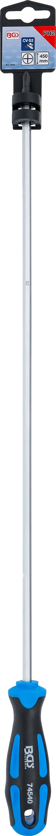 Krížový skrutkovač v balení PH2, 450 mm - BGS Krížový skrutkovač PH2 v predajnom balení - BGS
