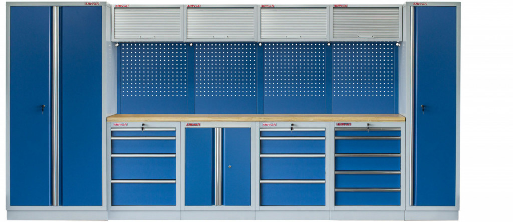 E-shop Kvalitný PROFI BLUE dielenský nábytok 4235 x 495 x 2000 mm - MTGS1300A6