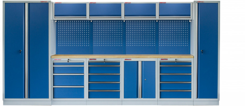 E-shop Kvalitný PROFI BLUE dielenský nábytok 4235 x 495 x 2000 mm - MTGS1300AD