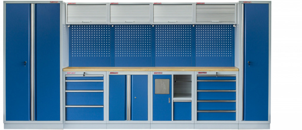 E-shop Kvalitný PROFI BLUE dielenský nábytok 4235 x 495 x 2000 mm - MTGS1301AJ