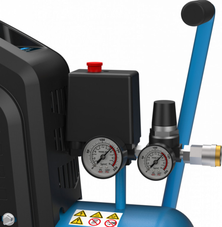 Technické parametre bezolejového kompresora Güde Technické parametre bezolejového kompresora Güde - GU50128