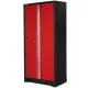 Celokovová dielenská skriňa PROFI, hlboká, 915x610x2000 mm - AH4220-R