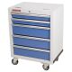 Dielenský vozík na náradie PROFI, 5 zásuviek, modrý - MTGC1305W
