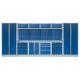 Kvalitný PROFI BLUE dielenský nábytok - 4535 x 2000 x 495 mm - MTGS1300AP