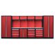 Kvalitný PROFI RED dielenský nábytok - 4535 x 2000 x 495 mm - RTGS1300A22