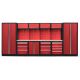 Kvalitný PROFI RED dielenský nábytok - 4535 x 2000 x 495 mm - RTGS1300A2