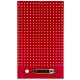 Dierovaná závesná doska s el. zásuvkou 614,5x1052x24 mm PROFI RED - RWGB1324K