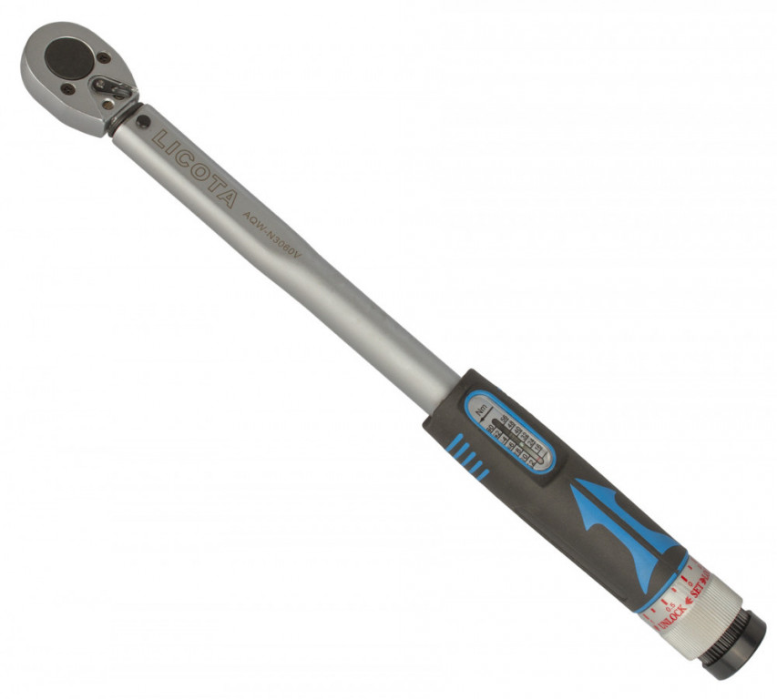 E-shop Momentový kľúč LICOTA 3/8" s certifikátom, 10-60 Nm, 390 mm - LIN3060