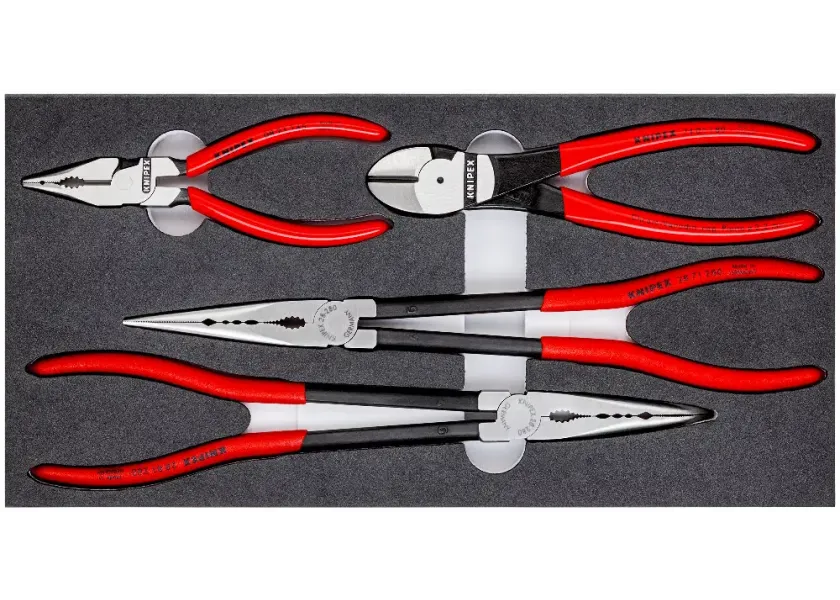 Sada klieští KNIPEX v penovej výplni, 4 ks - 002001V16