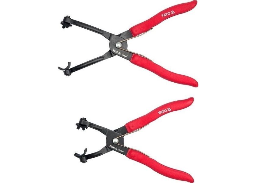 Kleště na spony a hadice - sada 2ks