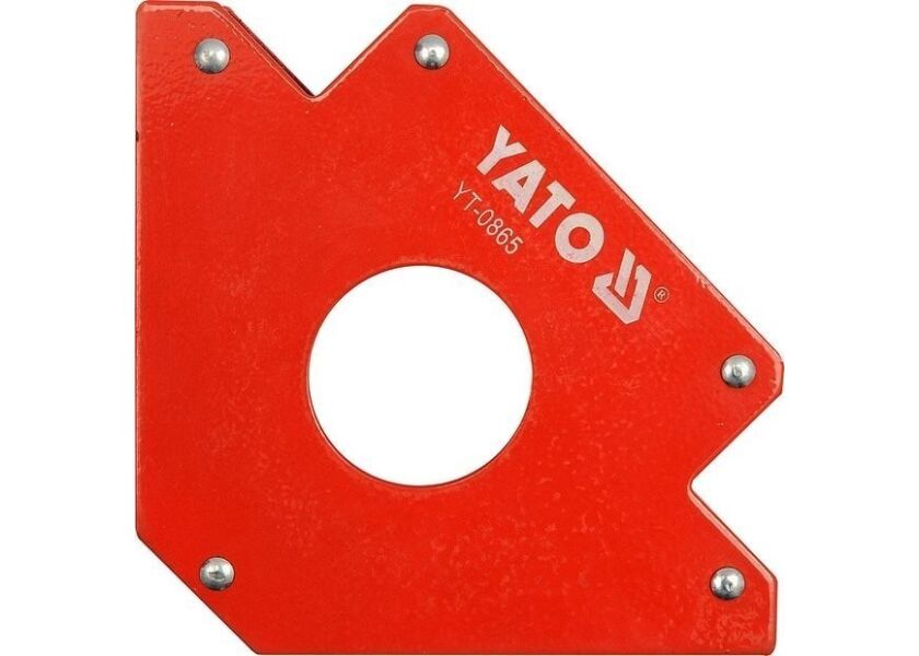 Uholník magnetický na zváranie 34 kg s otvorom - YT-0865