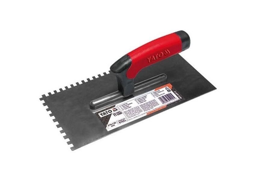 Hladítko 270 x 130 mm zuby 10 x 10 mm