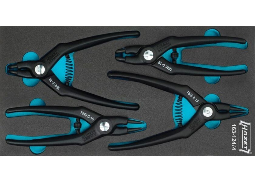 Sada klieští pre poistné krúžky 163-124/4 - HA153602