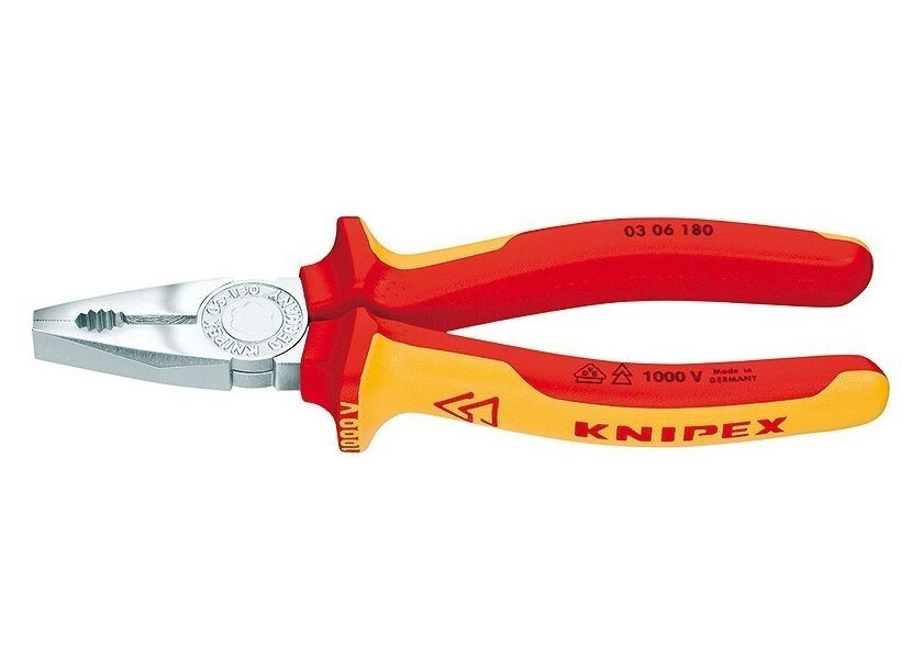 Kombinované kliešte Knipex - 180 mm - 0306180