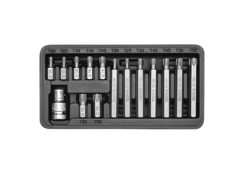 Sada bitov 15 ks TORX box - YT-0411