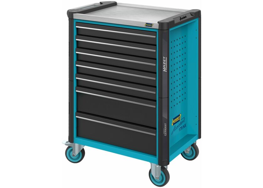 Dielenský vozík s náradím a rázovým uťahovákom, 137 ks - HA224463