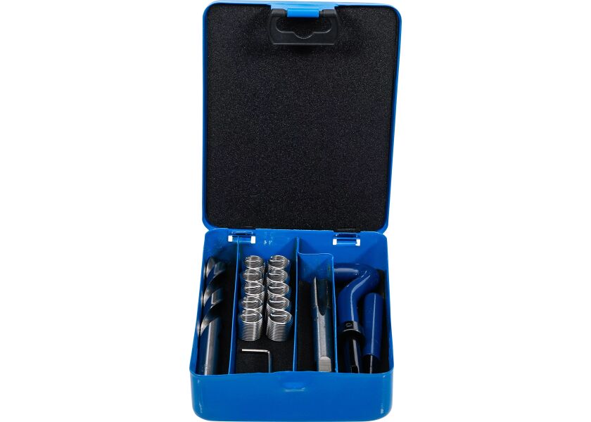 Sada na opravu závitov M12 x 1,25 mm v kovovom kufríku, BGS technic 1959 - B1959