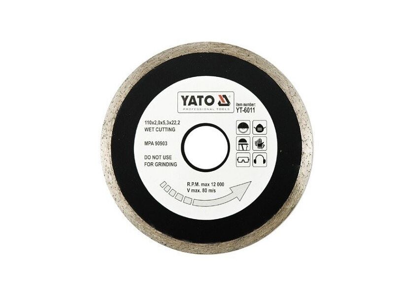 Diamantový kotúč EN - d = 230 mm - YT-6015