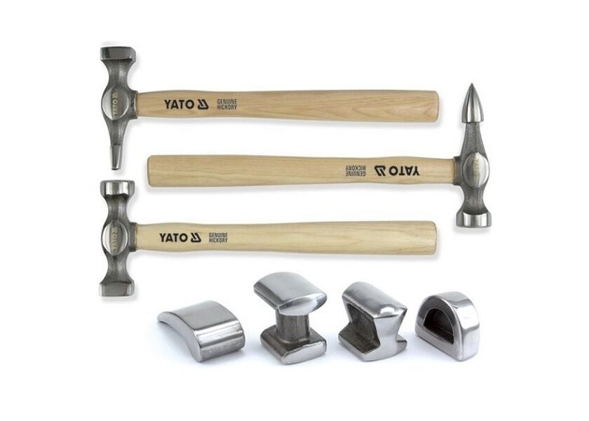 Sada klampiarskych kladiviek 7 ks - YT-4590