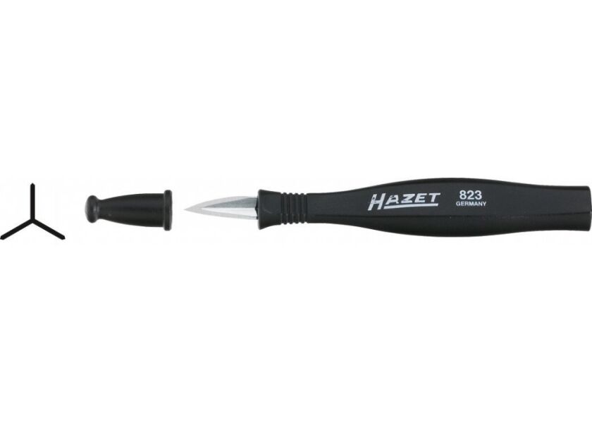 Trojhranná jemná škrabka 823 Hazet