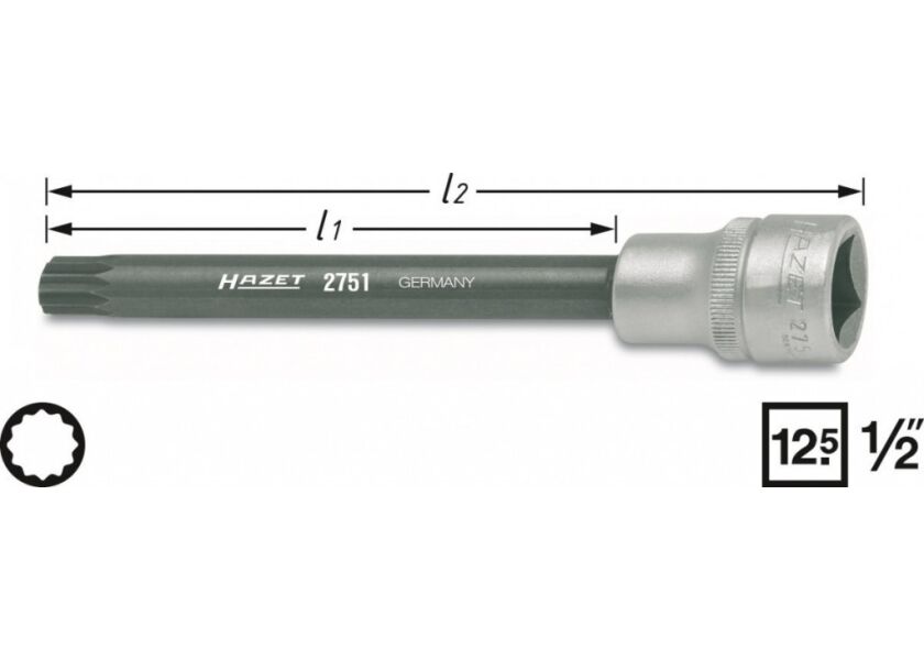Nástrčná hlavica 2751 Hazet - HA017508