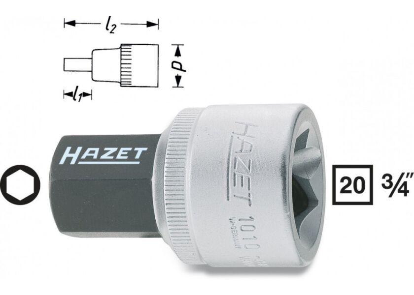 Nástrčná hlavica 1010-17 Hazet - HA001859