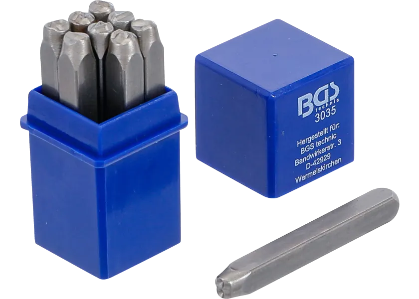 Číselná raziaca matrica 5 mm, BGS - B3035
