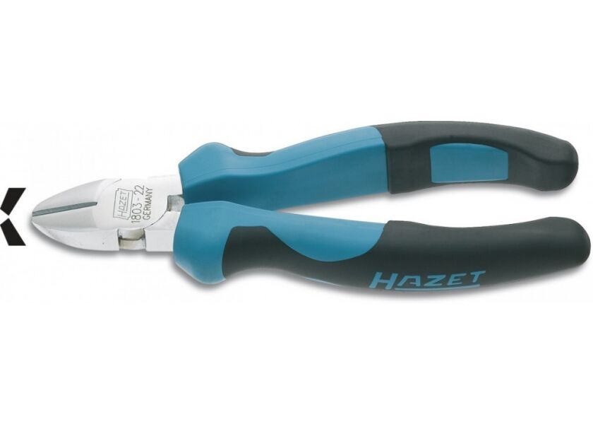 Bočné strihacie kliešte, vysoko lesklé chrómovanie 1803-22 Hazet - HA006106