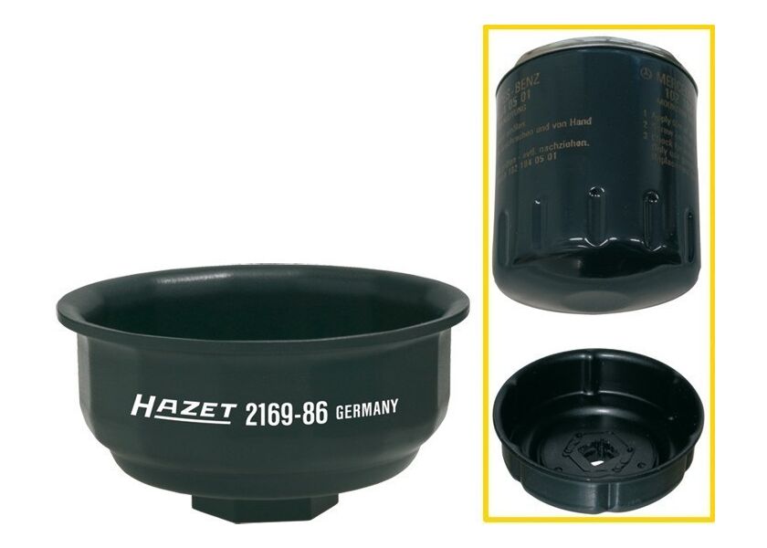 Klíč na olejové filtry 2169-86 Hazet