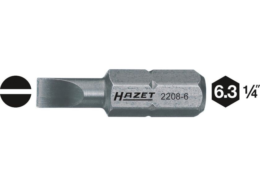 Nástavce (bity) 2208-8 Hazet - HA014408