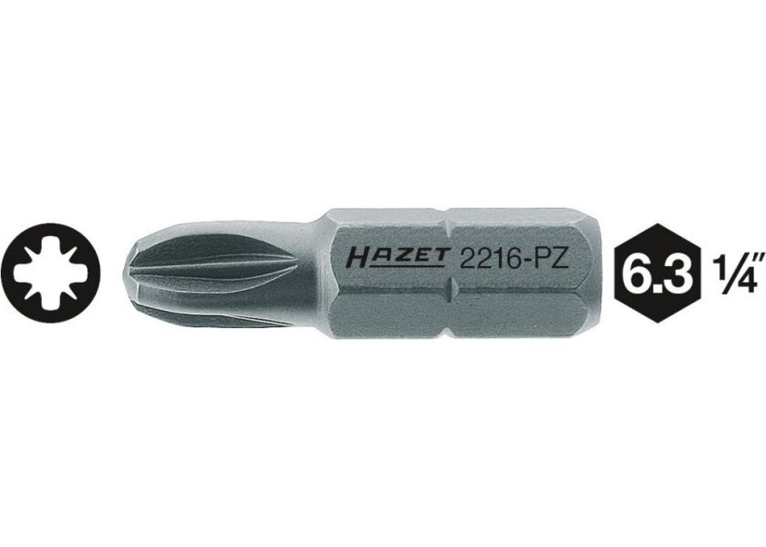 Nástavce (bity) 2216-PZ1 Hazet - HA014606