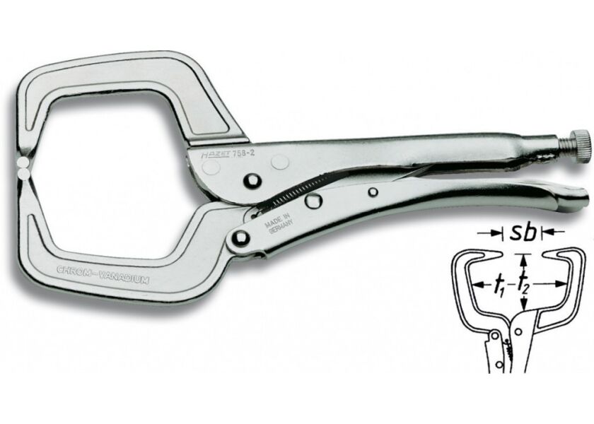 Škripcové kliešte 758-2 Hazet - HA030378