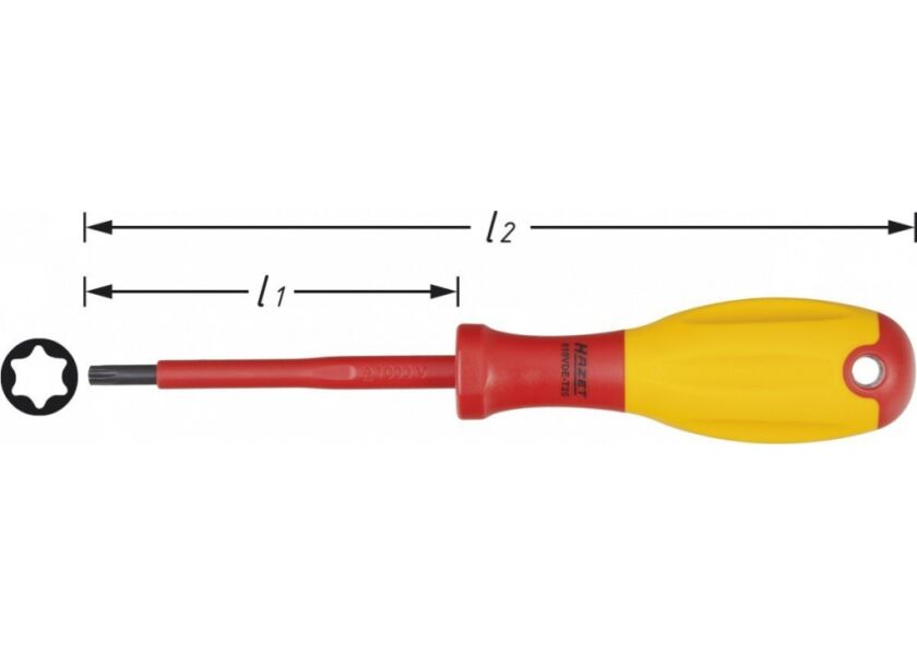 Elektrikářský šroubovák 810VDE-T25 Hazet