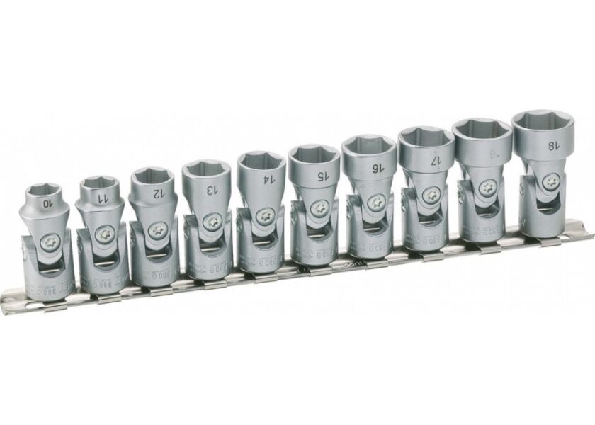 Sada 6-hr. kĺbových nástrčných kľúčov 880G / 10H Hazet - HA040612