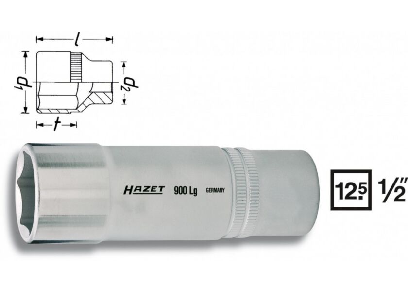 Nástrčkový kľúč 6-hr. 900LG-30 Hazet - HA044016