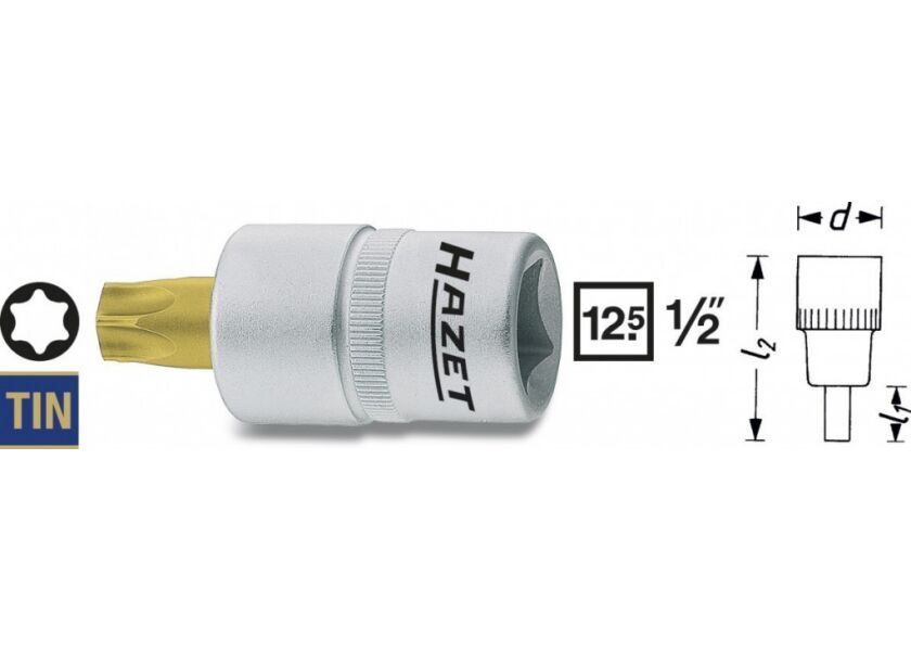 Nástrčná hlavica TORX® 992-T55 Hazet - HA047574