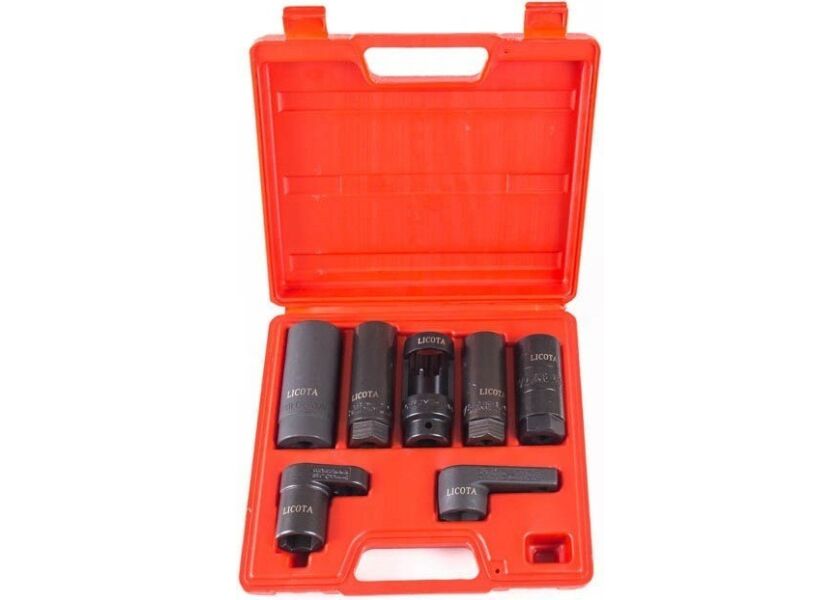 Súprava nástrčných kľúčov na lambda sondy a vstreky - H0702