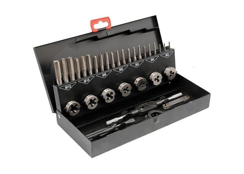 Sada závitníkov a čeľustí 32 ks - YT-2975