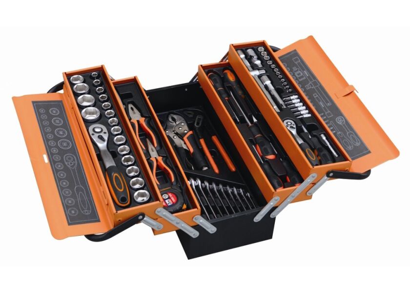 Kovová basa s náradím s Golou 1/2