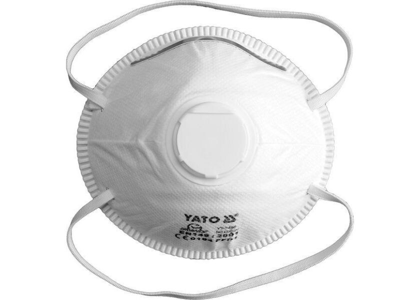 Respirátory FFP1 s ventilem 3 ks YT-7486