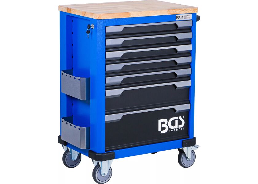 Dielenský vozík na náradie, 7 zásuviek, BGS - B4238