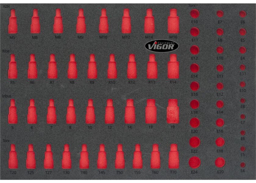 2K penová vložka pre V2837 (1/1 VIGOR 1000), prázdna VIGOR - V2838
